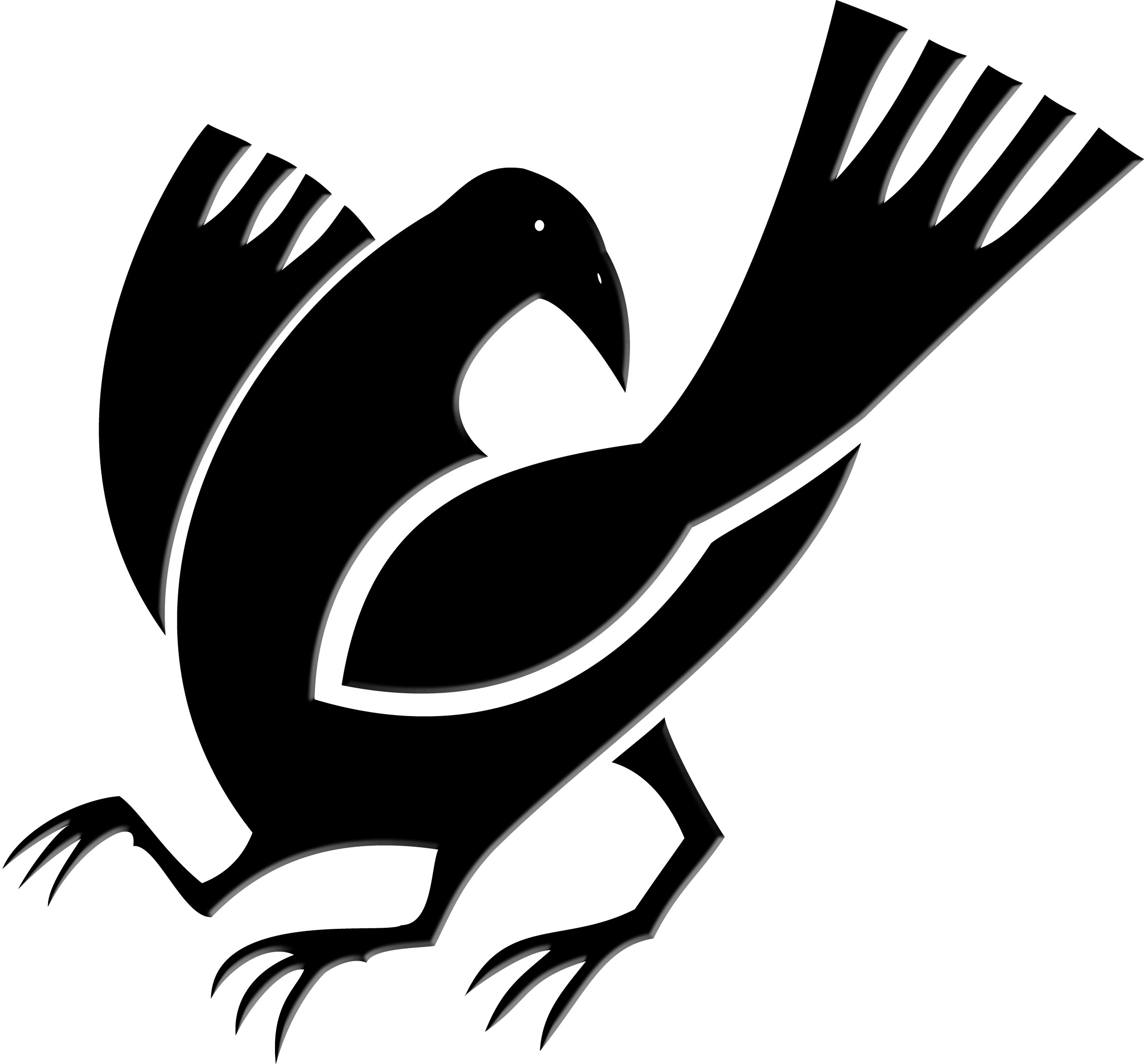 Traditional-style illustration of Yatagarasu, the three-legged crow of Japanese mythology.
