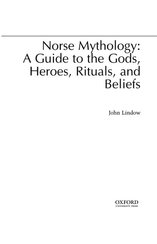 Cover of Norse Mythology: A Guide to the Gods, Heroes, Rituals, and Beliefs by John Lindow