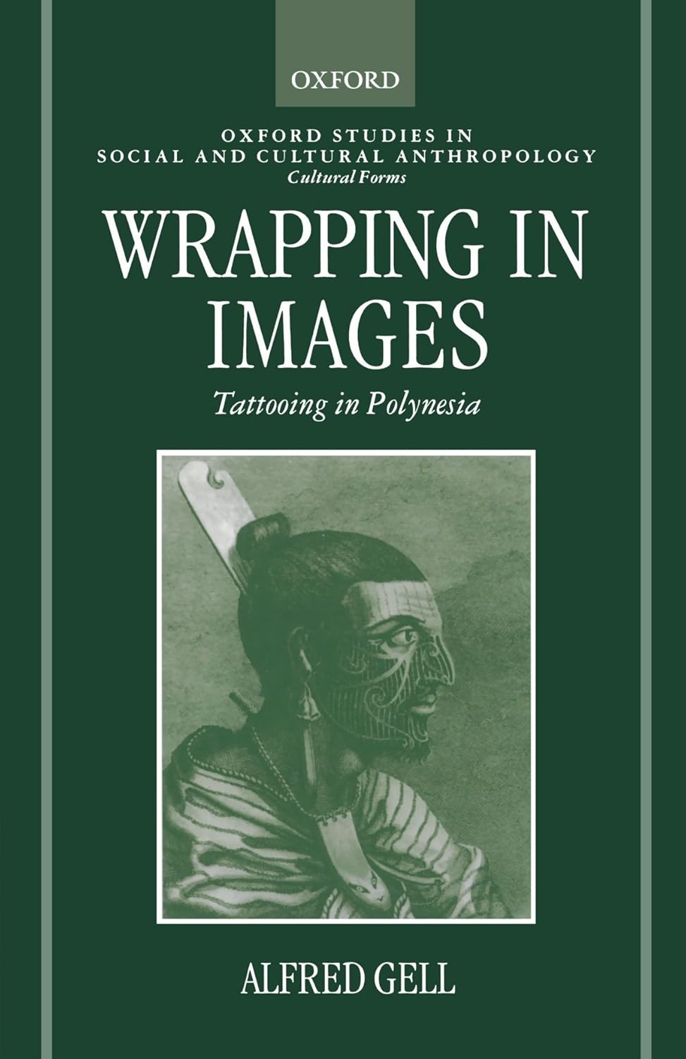 Cover of Wrapping in Images: Tattooing in Polynesia by Alfred Gell