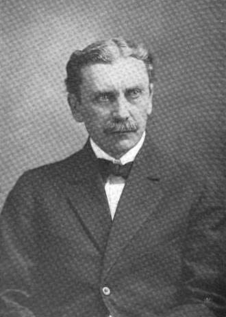 Portrait photograph of James Mooney, Smithsonian ethnologist, published 1922.